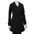 Shop Steve Madden Women's Black Trench Coat - Free Shipping Today ...