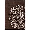 Artist's Loom Hand-tufted Transitional Floral Wool Rug (5'x7'6)