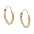 14k Gold 10 mm Mini Hoop Earrings Today $29.49 