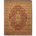 Hand-tufted Wool Rust Traditional Oriental Rust Simba Rug (7'9 x 9'9) - 8' x 10'