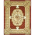Safavieh Handmade Classic Burgundy/ Beige Wool Rug - 8'3 x 11'