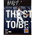 Endy Chavez NLCS Game 7 'Robbing Home Run' 16x20 Signed Photo
