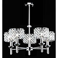 5-light Modern Crystal Chrome Chandelier