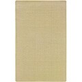 Solid Natural Cream Wool Rug - 8' x 10'
