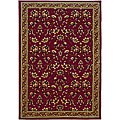 Serenity Red Floral Rug - 7'10 x 10'10