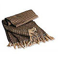 Handmade 'Cocoa and Cream' Alpaca Blend Throw (Peru)