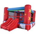 Shop Waliki Medium Boxing Ring Inflatable Bounce House with Punching Bag - Free Shipping Today 