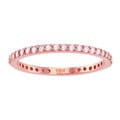 10k Rose Gold 1/3ct TDW Diamond Eternity Wedding Band (H I, I2 I3)