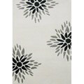 Alliyah Handmade Off-White New Zealand Blend Wool Rug - 8' x 10'