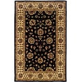 Hand-tufted Black Oriental Wool Rug (8' x 10') - 8' x 10'