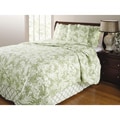 Greenland Home Fashions Mandarin Thyme 4-piece Quilt Set