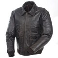 Mossi Men's 'A-2 Bomber' Premium Leather Jacket
