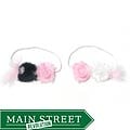 Bow Clippeez 2 Envy Itty Bitty Double Shabby Flower Headband