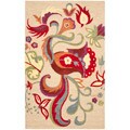 Safavieh Handmade Blossom Beige Wool Rug - 8' x 10'