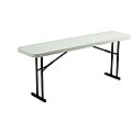 Lifetime Six-foot White-granite Foldable Table