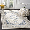 Safavieh Evoke Vintage Oriental Ivory / Blue Distressed Rug (8' x 10')