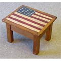 Old Glory Footstool