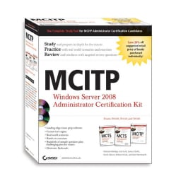 MCITP Windows Server 2008 Server Administrator Certification Kit