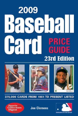 2009 Baseball Card Price Guide (Paperback)