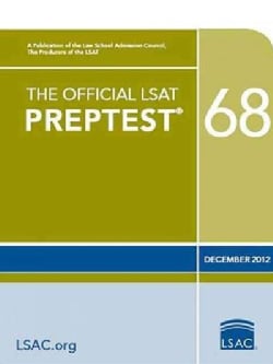 The Official Lsat Preptest 68 Dec. 2012 Lsat (Paperback) Today $7.77