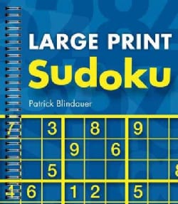 Large Print Sudoku (Spiral bound) Today $11.54 5.0 (1 reviews)