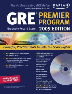 Kaplan GRE Exam 2009 Premier Program