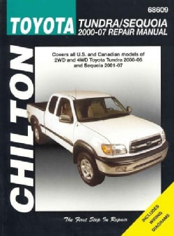 Chilton Toyota Tundra / Sequoia 2000   2007 Repair Manual Covers all