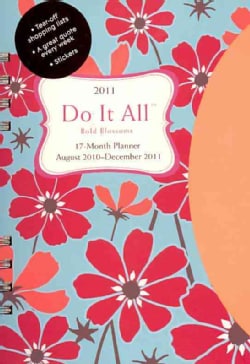 Bold Blossoms Planner 2011 17 month Calendar (Calendar) General