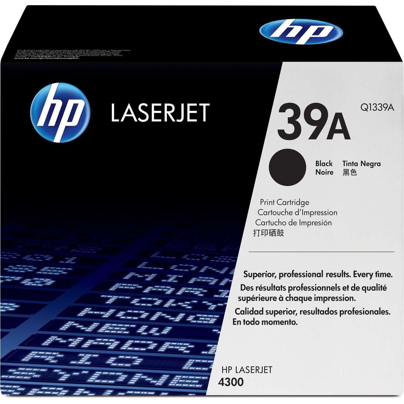 HP Black Toner Cartridge - 18000 Page - Black - Package: 1