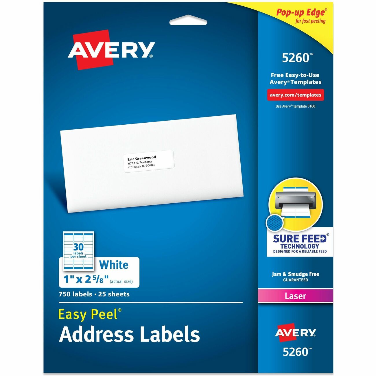Avery Easy Peel Address Labels