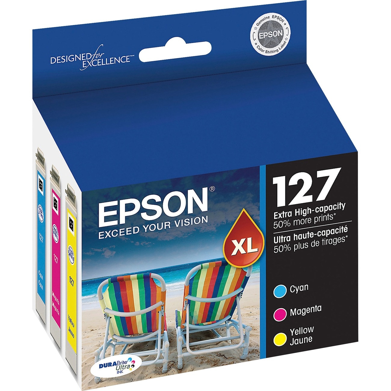 Epson DURABrite T127520 High Capacity Multi-Pack Ink Cartridge