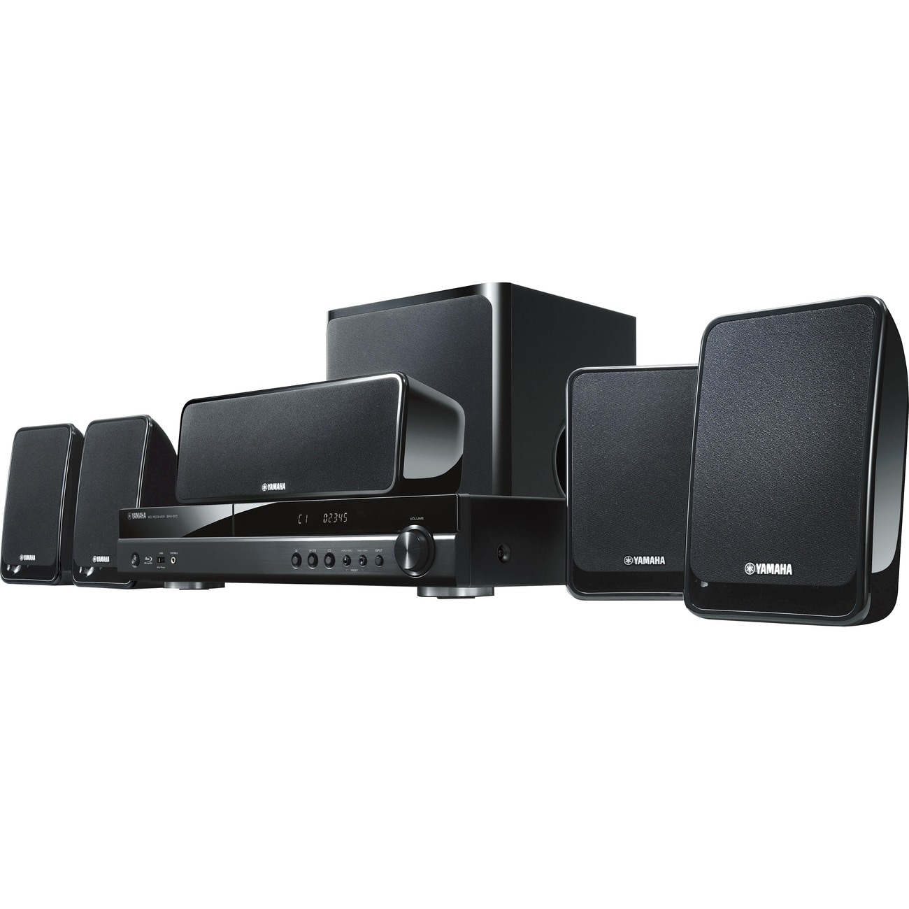 Yamaha BDX-610 5.1 3D Home Theater System - 500 W RMS - Blu-ray Disc