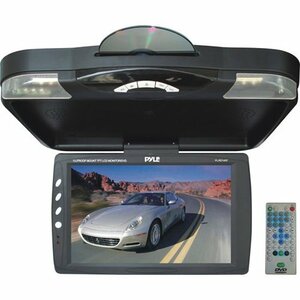 Pyle PLRD143IF 14.1-inch Roof Mount TFT-LCD Monitor with Built-In DVD Player