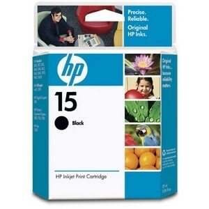HP No. 15 Black Ink Cartridge