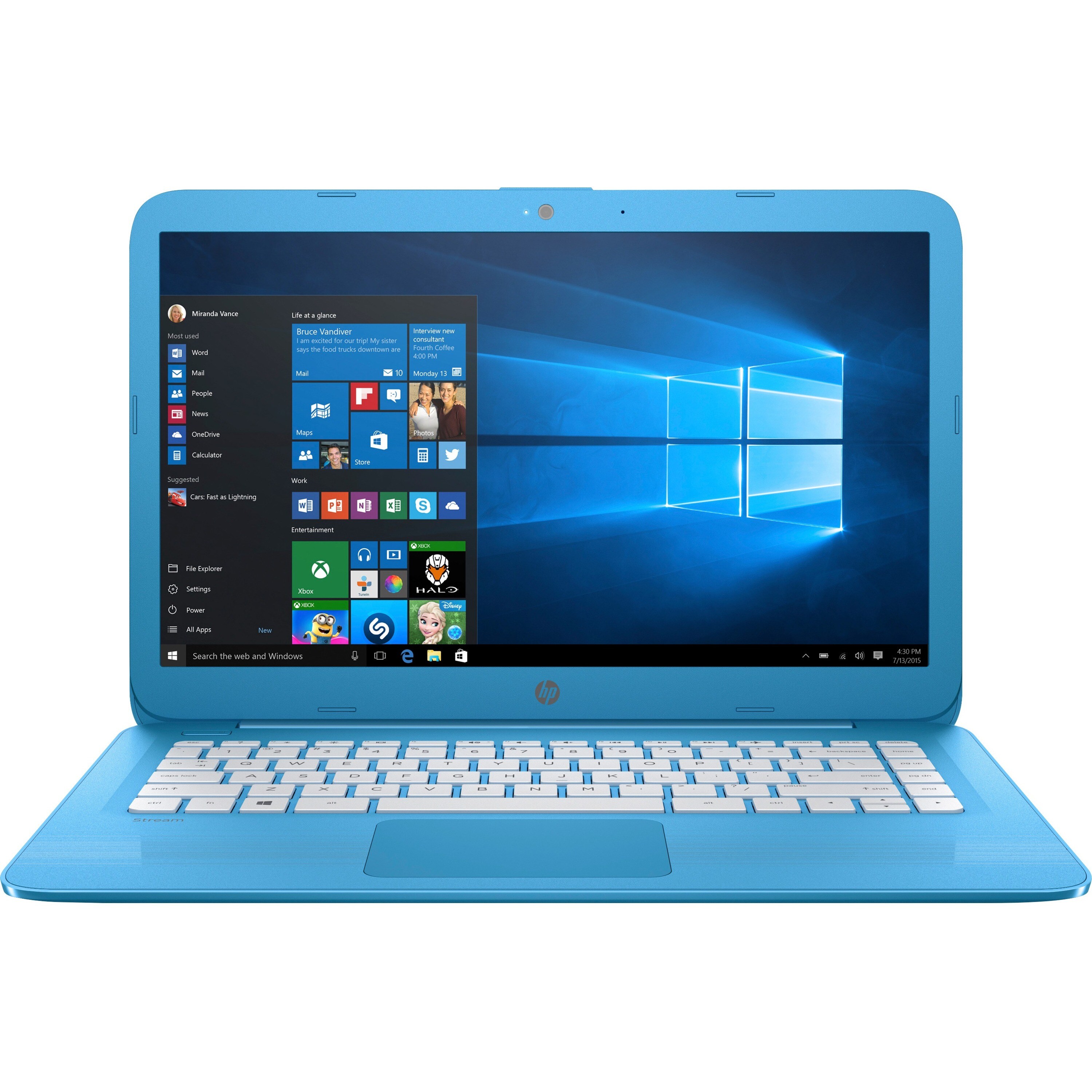 HP Stream 14-ax000 14-ax010nr 14" LCD Notebook - Intel Celeron N3060