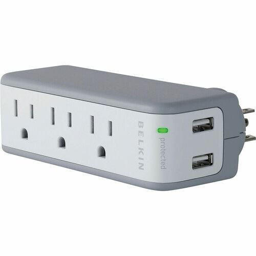 Belkin 5 Outlets Mini Surge Suppressors with USB Charger Today $20.33
