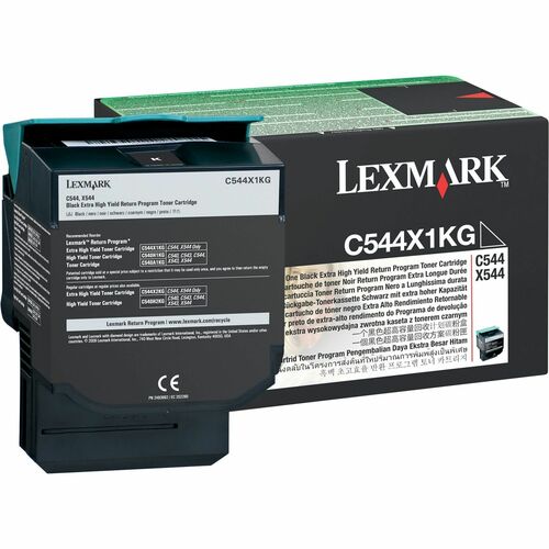 Lexmark Black Toner Cartridge For C544/x544 Printers