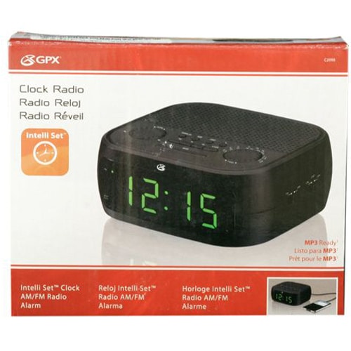GPX C209B Clock Radio GPX Clock Radios