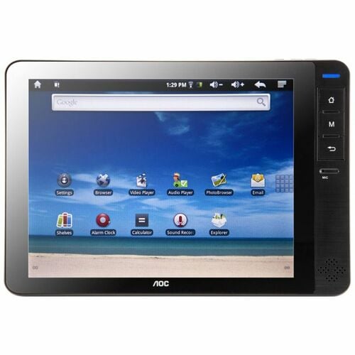 AOC Breeze 8 inch Tablet Computer   Black  