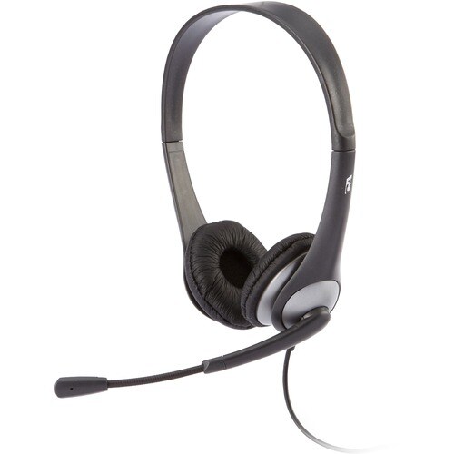 Cyber Acoustics AC 204 Black Leather Mini phone Headset   Stereo Today