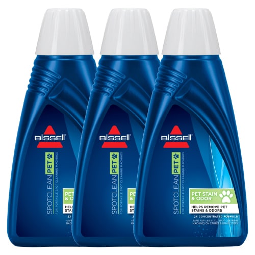 Bissell 3-pack 16oz 2X Pet Stain & Odor Formula