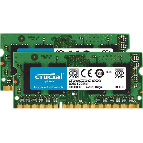 Crucial 16GB kit (8GBx2), Ballistix 240 pin DIMM, DDR3 PC3 12800 Memo