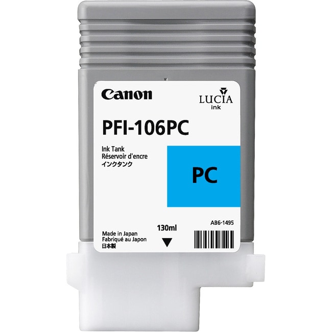 Canon Lucia Ex Pfi 106pc Ink Cartridge  Photo Cyan