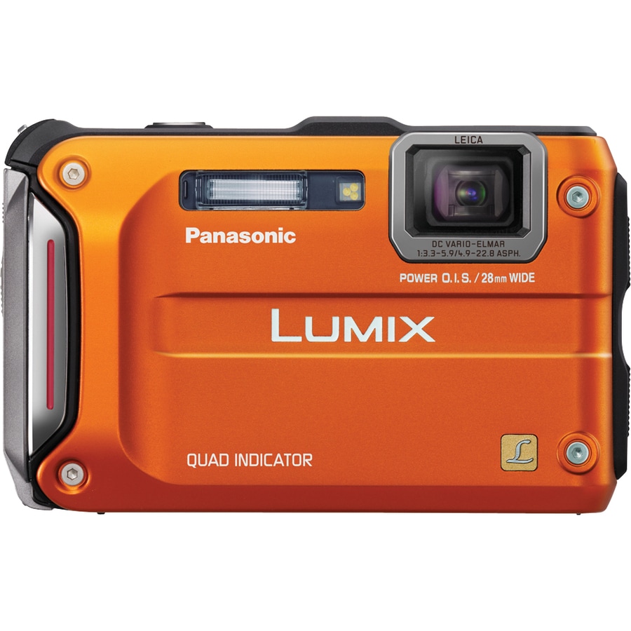 Panasonic Lumix DMC-TS4 12.1 Megapixel Compact Camera - Orange