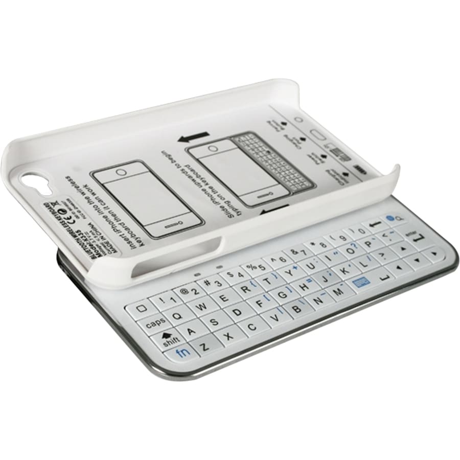 WorldCharge WC-ISLIDE4W iPhone Case W/ Bluetooth Keyboard