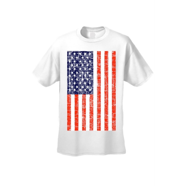 Old Glory American Flag Cotton Unisex T-Shirt Tee Shirt Top