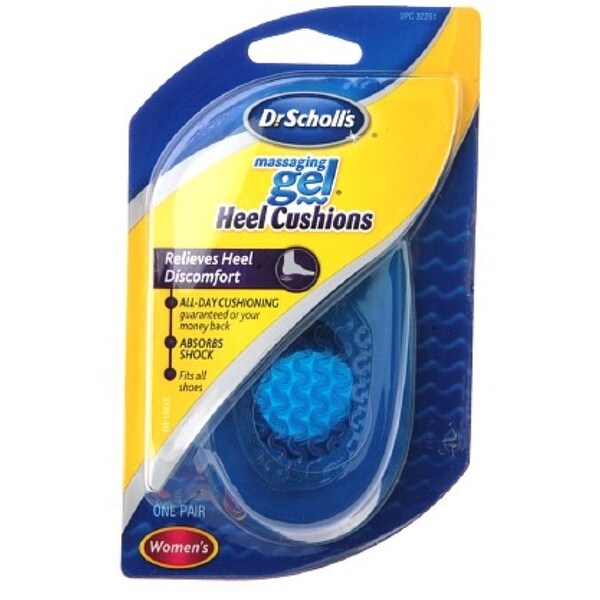 dr scholl's massaging gel heel cushions