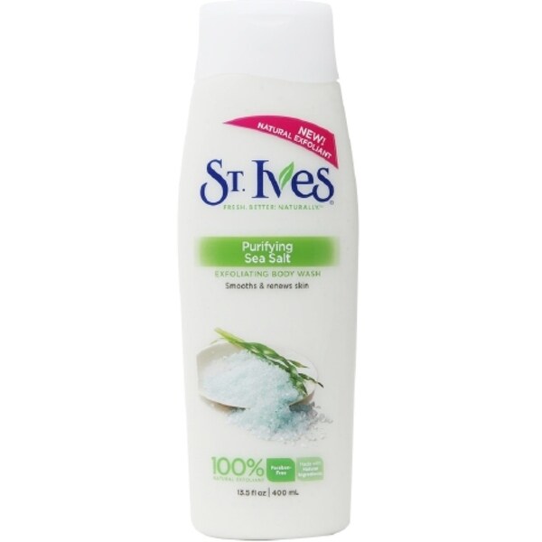 St. Ives Body Wash, Purifying Sea Salt 13.50 oz 18601854 Overstock