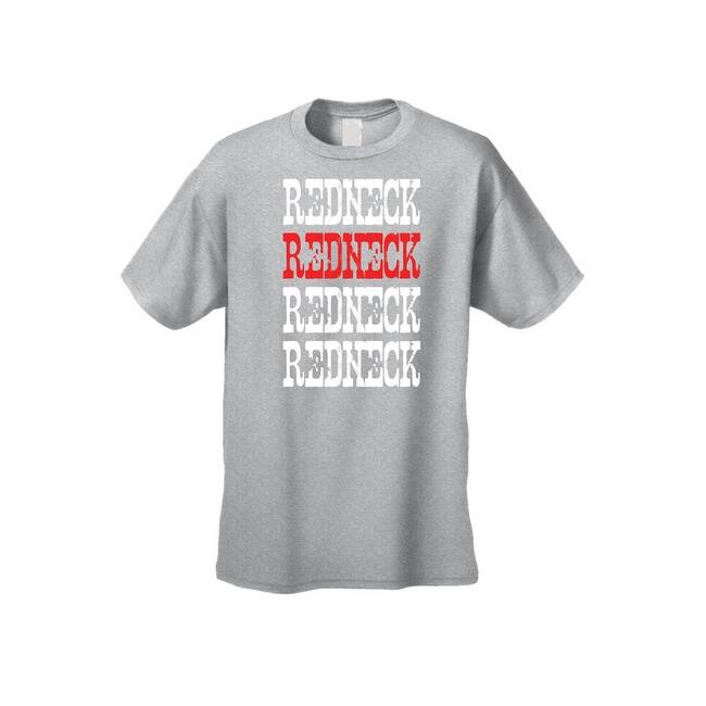 Shop Men S T Shirt Red White Redneck Southern Dixie Pride