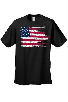 Shop Men S American Flag T Shirt Usa Ripped Distressed Flag Stars